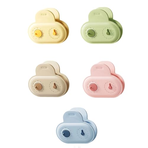 5 x Verschlussclips, Datumszifferblätter, Küchen-Organizer, Kühlschrank-Aufbewahrungswerkzeug, hält Lebensmittel frisch, Snacks, Taschenklemmen, Küchenaufbewahrung, Datum, Zifferblätter, Clips Set 5 x Verschlussclips, Datumszifferblätter, Küchen-Organizer, Kühlschrank-Aufbewahrungswerkzeug, hält Lebensmittel frisch, Snacks, Taschenklemmen, Küchenaufbewahrung, Datum, Zifferblätter, Clips Set von Dasbsug