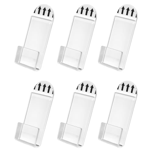 Acryl-Wandregale für Vinyl-Schallplatten, abnehmbare selbstklebende Befestigungssysteme, platzsparendes Aufbewahrungsregal, Acryl-Vinyl-Schallplatten-Wandhalterung, 6 Stück Acryl-Wandregale für Vinyl-Schallplatten, abnehmbare selbstklebende Befestigungssysteme, platzsparendes Aufbewahrungsregal, Acryl-Vinyl-Schallplatten-Wandhalterung, 6 Stück von Dasbsug