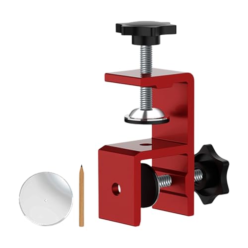 Aluminium-Legierung Kleiderschrank Verschluss Anreißnadel Befestigungsclip Holzbearbeitung Klemm-Set geeignet für genaue Markierung und einfache Installation Professionelles Tischlerwerkzeug von Dasbsug