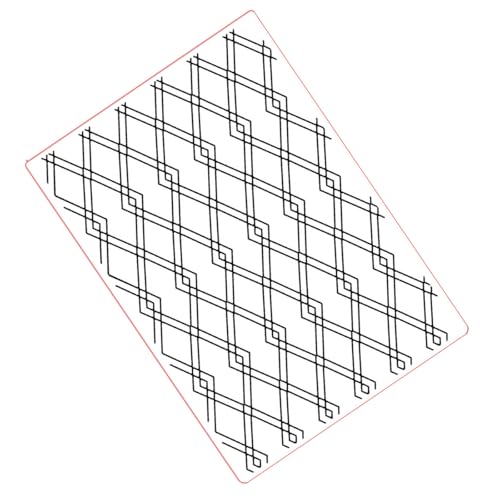 Bastelschablone, Raster, Hintergrund, Prägeschablone, Schablone für Kartenherstellung, Gitter, Hintergrund, Ordner, einfach zu verwenden für Scrapbooking Bastelschablone, Raster, Hintergrund, Prägeschablone, Schablone für Kartenherstellung, Gitter, Hintergrund, Ordner, einfach zu verwenden für Scrapbooking von Dasbsug