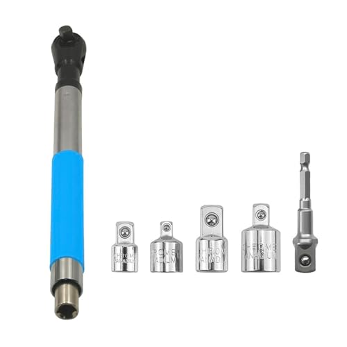 Dasbsug 1/2 Zoll Ratschen Verlängerungsschlüssel Mit Mehreren Adaptern Ergonomischer Für Enge Raummetallkonstruktion Sockeladapter Schraubenschlüssel Dasbsug 1/2 Zoll Ratschen Verlängerungsschlüssel Mit Mehreren Adaptern Ergonomischer Für Enge Raummetallkonstruktion Sockeladapter Schraubenschlüssel von Dasbsug