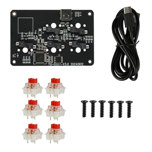 Dasbsug Anpassbare bedruckte Tastatur mit mechanischen Schaltern und Hintergrundbeleuchtung für individuelle Büroelektronik von Dasbsug