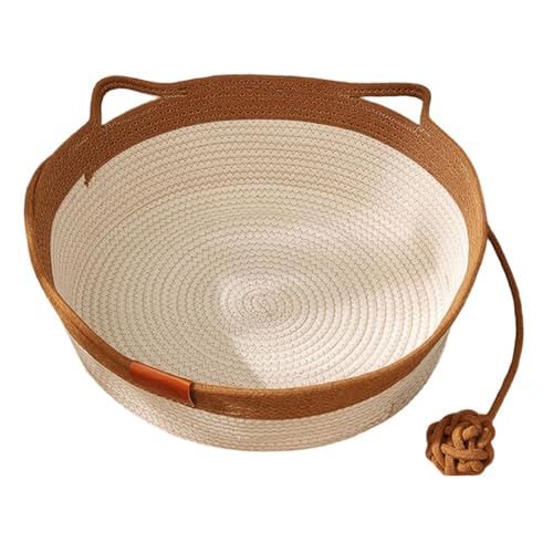 Dasbsug Bunte Cartoon-Spielmatte für Welpen, kratzfestes, gewebtes Nest mit waschbarem Haustierkorbboden, maschinenwaschbar, Katzenmatte Dasbsug Bunte Cartoon-Spielmatte für Welpen, kratzfestes, gewebtes Nest mit waschbarem Haustierkorbboden, maschinenwaschbar, Katzenmatte von Dasbsug