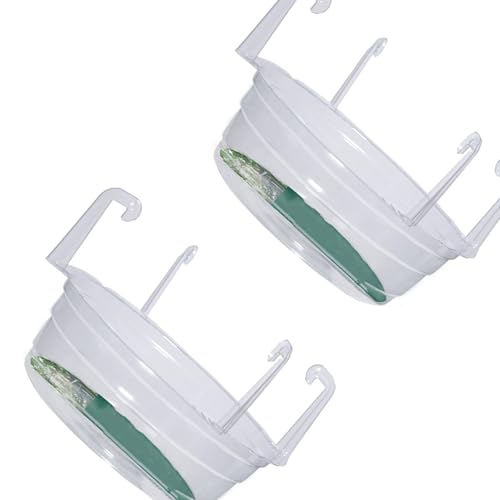 Dasbsug Circulars Transparente Pflanzkorb-Untersetzer mit Sonnenschutz für den Außenbereich, Gartenarbeit, Innen- und Außenbereich, Beobachtungstablett von Dasbsug