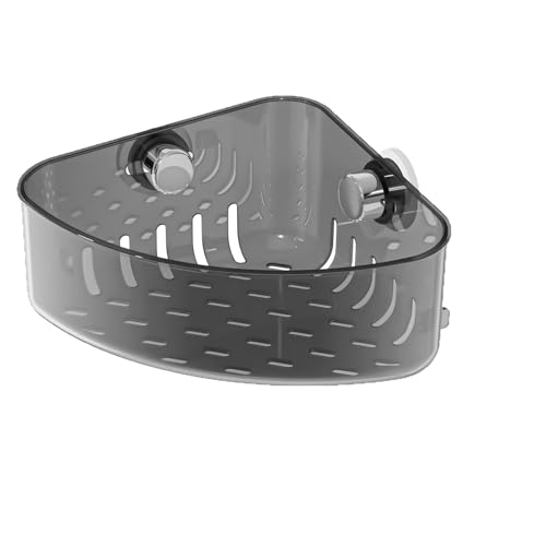 Dasbsug Eckmontiertes Küchenspüle-Regal mit Saugnäpfen, platzsparender Organizer, einfache Installation, abnehmbares Regal, Mehrzweck-Küchenregal Dasbsug Eckmontiertes Küchenspüle-Regal mit Saugnäpfen, platzsparender Organizer, einfache Installation, abnehmbares Regal, Mehrzweck-Küchenregal von Dasbsug