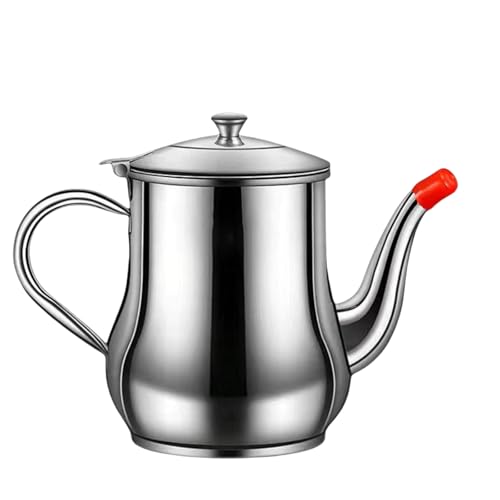 Dasbsug Edelstahlfilter Öltöpfe Vorratsbehälter Fettbehälter Filtertöpfe Dose Küchenzubehör Öl Vorratsdose für Zuhause Küche von Dasbsug