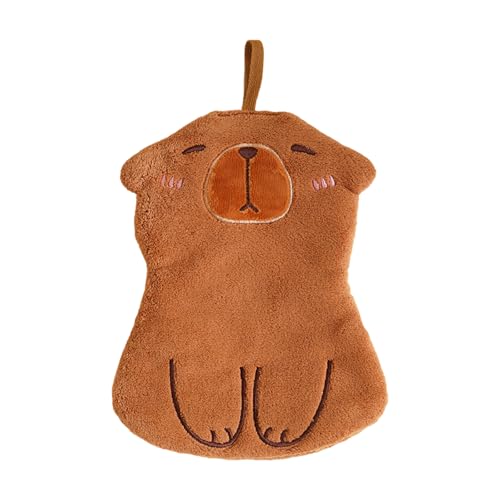 Dasbsug Entzückendes Hängetuch aus Polyester mit Capybaras-Motiv, hohe Saugfähigkeit, kleines Handtuch für Zuhause und Badezimmer, saugfähige Mikrofaser-Handtücher Dasbsug Entzückendes Hängetuch aus Polyester mit Capybaras-Motiv, hohe Saugfähigkeit, kleines Handtuch für Zuhause und Badezimmer, saugfähige Mikrofaser-Handtücher von Dasbsug