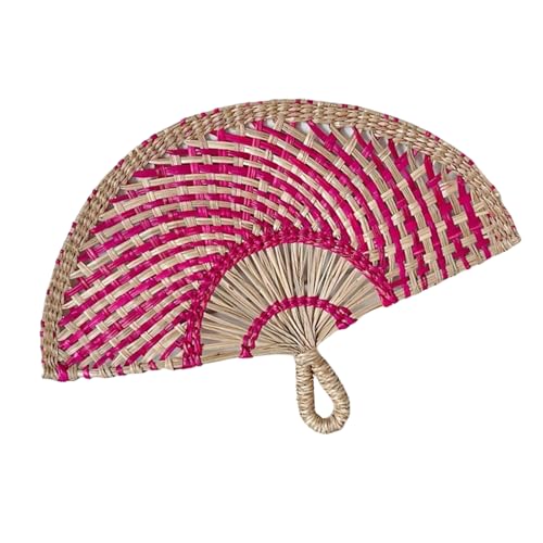 Dasbsug Gras-Handfächer, handgewebt, Strohfächer, einfach zu tragen, für Wanddekoration, afrikanischer Typ, Bett und Frühstück, Ornament, Wanddekoration von Dasbsug
