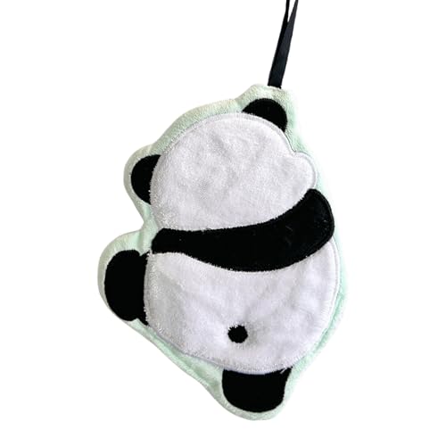 Dasbsug Handtücher für Badezimmer und Küche, Cartoon-Panda, weich, schnell trocknend, mit Haken zum Aufhängen, wunderbare Freunde, Küchentücher von Dasbsug