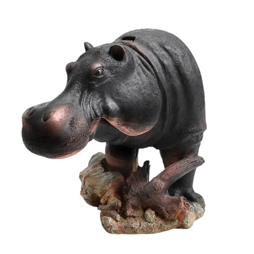 Dasbsug Harze, schöne Nilpferd-Aquarien, Ornamente, Luftsprudler für Zuhause und Büro, einzigartige Aquarium-Dekoration Dasbsug Harze, schöne Nilpferd-Aquarien, Ornamente, Luftsprudler für Zuhause und Büro, einzigartige Aquarium-Dekoration von Dasbsug