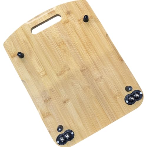 Dasbsug Holzbrett für Standmixer Küchenmaschine Schiebematte Kaffeemaschine Pad Wasserdicht Küchentheke Zubehör Glattes Rollbrett von Dasbsug