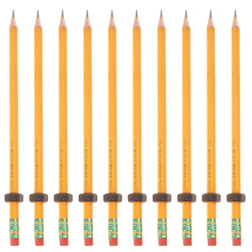 Dasbsug Leiser Gewindestift mit Gleitmutter für Konzentration, Stressabbau, Holz, sensorisches Schulbedarf, Schreibwerkzeug, Klassenzimmer, sicheres sensorisches Lernwerkzeug von Dasbsug