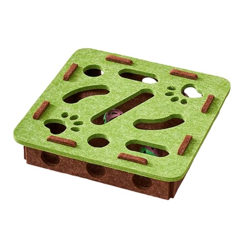 Dasbsug Mehrere Katzen Anreicherung Puzzle Spielzeug mit Fächern Filz Konstruktion Teaser Aktivität Mentale Stimulation Spielbox Mehrere Loch Katzen Spielen Labyrinth Dasbsug Mehrere Katzen Anreicherung Puzzle Spielzeug mit Fächern Filz Konstruktion Teaser Aktivität Mentale Stimulation Spielbox Mehrere Loch Katzen Spielen Labyrinth von Dasbsug
