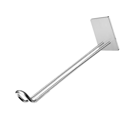 Dasbsug Mehrzweck-Edelstahlhaken zum Aufkleben für Badezimmer, platzsparender Handtuchhalter, Haushaltsorganisation, Regal, einfach zu installierender Haken Dasbsug Mehrzweck-Edelstahlhaken zum Aufkleben für Badezimmer, platzsparender Handtuchhalter, Haushaltsorganisation, Regal, einfach zu installierender Haken von Dasbsug