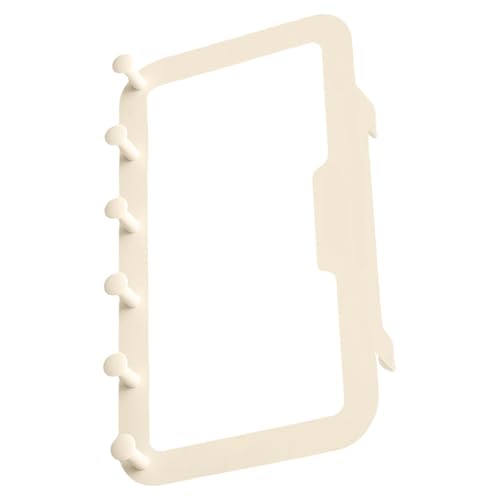 Dasbsug Platzsparende selbstklebende Türhaken ohne Markierungshaken, 6 Glieder-Design, Kleiderbügel für einfache Organisation, keine Markierung von Dasbsug