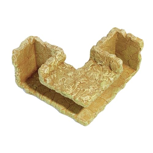 Dasbsug Realistische Steinhöhle für Aquarien und Garnelen-Lebensräume, Landschaftszubehör, Aquarien, Verstecke, Höhlendekoration von Dasbsug