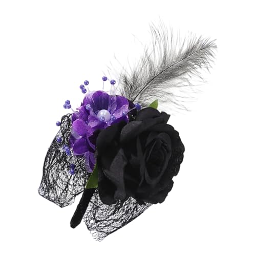 Dasbsug Solide Kunstblumen-Brosche mit abnehmbarem Clip, ideal für Kostüme, Taschen, Hüte und Outfits, Horror-Thema, Blumenclip Dasbsug Solide Kunstblumen-Brosche mit abnehmbarem Clip, ideal für Kostüme, Taschen, Hüte und Outfits, Horror-Thema, Blumenclip von Dasbsug