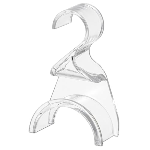 Dasbsug Transparentes Acryl-Organizer-Regal mit verstärktem Bogenhaken für mehrere Taschen, schützende, stabile Schrank-Organizer für Geldbörsen von Dasbsug