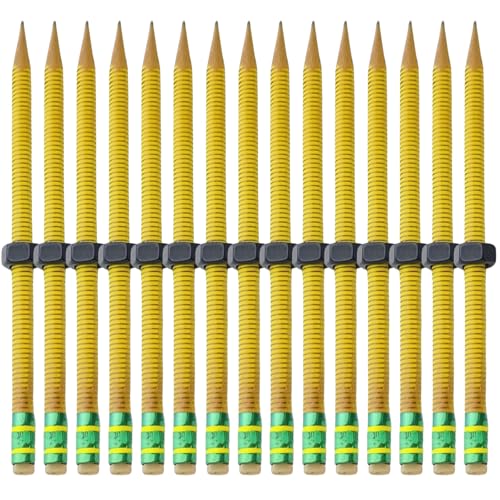 Dasbsug Unterbrechungsfreier Gewindestift mit verschiebbarer Metallmutter, Holzalternative zur Beruhigung des Fokus während Vorlesungen, Stressabbau, Bleistift für Erwachsene von Dasbsug