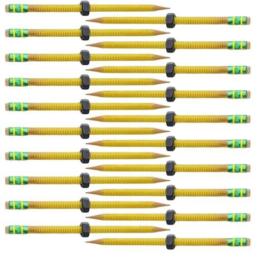 Dasbsug Unterbrechungsfreier Gewindestift mit verschiebbarer Metallmutter, Holzalternative zur Beruhigung des Fokus während Vorlesungen, Stressabbau, Bleistift für Erwachsene Dasbsug Unterbrechungsfreier Gewindestift mit verschiebbarer Metallmutter, Holzalternative zur Beruhigung des Fokus während Vorlesungen, Stressabbau, Bleistift für Erwachsene von Dasbsug