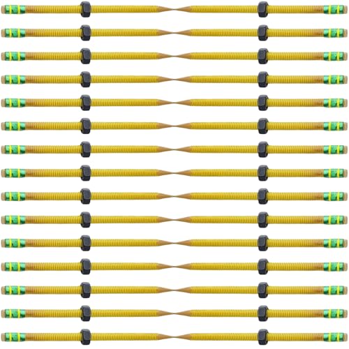 Dasbsug Unterbrechungsfreier Gewindestift mit verschiebbarer Metallmutter, Holzalternative zur Beruhigung des Fokus während Vorlesungen, Stressabbau, Bleistift für Erwachsene von Dasbsug