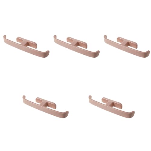 Dasbsug Wandmontiertes Schuhregal, selbstklebend, wasserabweisend, ohne Bohren, Badezimmer, Hausschuhe, Kleiderbügel, Regal, Organizer, Slipper, Trockengestell, 5 Stück von Dasbsug