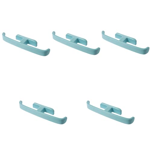 Dasbsug Wandmontiertes Schuhregal, selbstklebend, wasserabweisend, ohne Bohren, Badezimmer, Hausschuhe, Kleiderbügel, Regal, Organizer, Slipper, Trockengestell, 5 Stück von Dasbsug