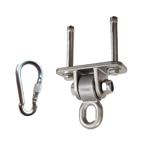Edelstahl-Hängematten-Haken für Trapez-Boxsack, Hängematten-Aufhängeset, robuste Schaukelhaken, Campingausrüstung, Haken zum Aufhängen von Dasbsug