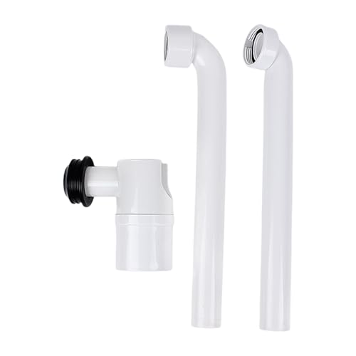 Einstellbare Waschbeckenabflussfalle 1-1/4-Zoll Raumsparungsabfall Badezimmerrohr Rotatierende Waschbeckenfalle von Dasbsug