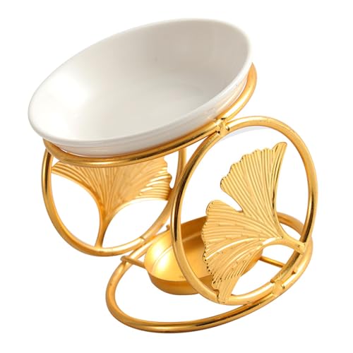 Elegante Räucherstäbchenhalter für ätherische Öle, Keramik, für Schlafzimmer, Wohnzimmer oder Badezimmer, Ambiente, Blatt-Designs von Dasbsug