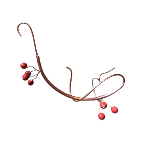 Eleganter, einzigartiger Schmetterlings-Futterspender in Bananenform, aus Eisen für den Außenbereich, einfache Einrichtung, mit mehreren Aufhängeoptionen, Schmetterlingshaken zum Aufhängen von Dasbsug