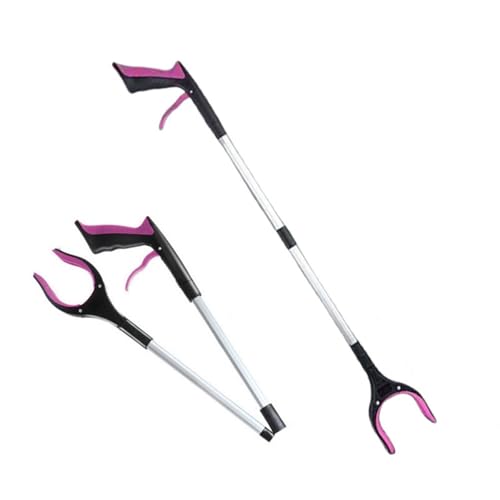 Faltbare Metall-Müllzange, verstellbarer Kopf, langlebig, Aluminium-Design für den Innen- und Außenbereich, Müll von Dasbsug