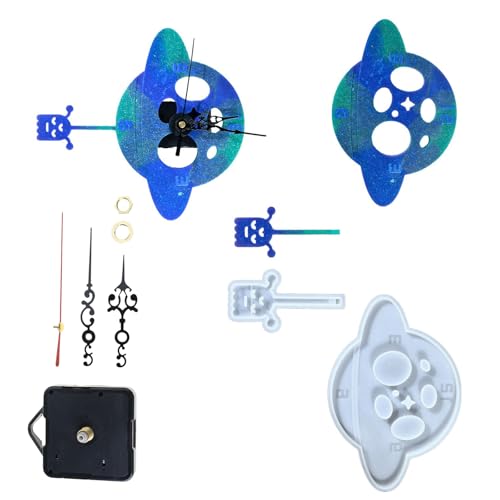 Flexible Silikonform für Weltraum, Alien, Planeten, Projekt, hängende Pendel, Uhrherstellung, Schmuckherstellung, Zubehör, Heimdekoration, Form von Dasbsug