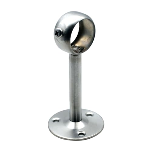 Gardinenstangenhalter für Gardinenstangen, 25 x 100 mm, Deckenmontage, Edelstahl, für Gardinenstangen, silberfarben/schwarz, 2 Stück Gardinenstangenhalter für Gardinenstangen, 25 x 100 mm, Deckenmontage, Edelstahl, für Gardinenstangen, silberfarben/schwarz, 2 Stück von Dasbsug