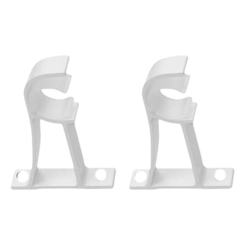 Gardinenstangenhalterungen, 2 Stück, Aluminiumlegierung, Wandhalterung, Vorhangstangenhalter, Haken für 25 mm / 30 mm Stangen, Wandvorhangstangen Gardinenstangenhalterungen, 2 Stück, Aluminiumlegierung, Wandhalterung, Vorhangstangenhalter, Haken für 25 mm / 30 mm Stangen, Wandvorhangstangen von Dasbsug
