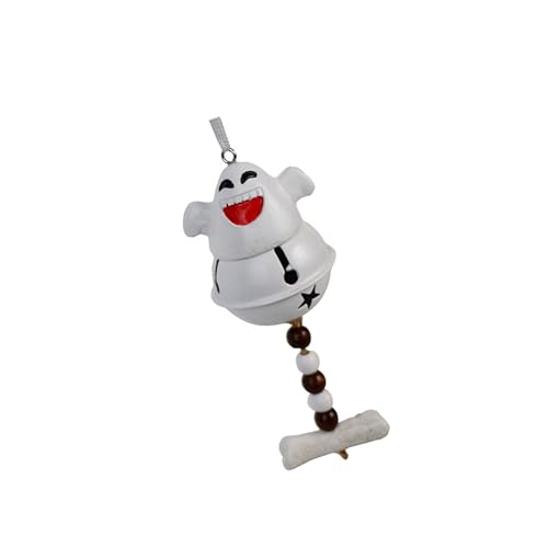 Geisterhafte Äolische Glocken Dekoration Halloween Geisterglocken Hängende Ornament für Tür Eingang Fenster Innen und Außen Halloween Dekorationen von Dasbsug