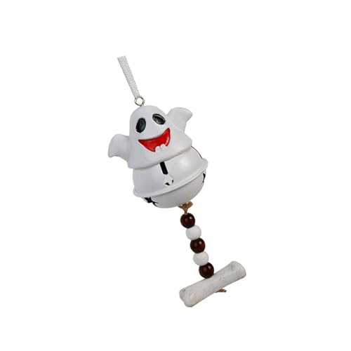 Geisterhafte Äolische Glocken Dekoration Halloween Geisterglocken Hängende Ornament für Tür Eingang Fenster Innen und Außen Halloween Dekorationen von Dasbsug