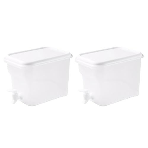 Getränkespender mit Wasserhahn, auslaufsicher, Behälter für kalte Getränke, mit Zapfhahn, große Kapazität, Krug für Kühlschrank, hohe Kapazität, transparenter Wassereimer Getränkespender mit Wasserhahn, auslaufsicher, Behälter für kalte Getränke, mit Zapfhahn, große Kapazität, Krug für Kühlschrank, hohe Kapazität, transparenter Wassereimer von Dasbsug