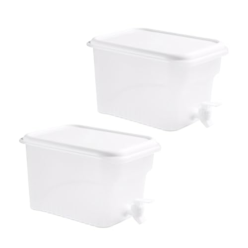 Getränkespender mit Wasserhahn, auslaufsicher, Behälter für kalte Getränke, mit Zapfhahn, große Kapazität, Krug für Kühlschrank, hohe Kapazität, transparenter Wassereimer Getränkespender mit Wasserhahn, auslaufsicher, Behälter für kalte Getränke, mit Zapfhahn, große Kapazität, Krug für Kühlschrank, hohe Kapazität, transparenter Wassereimer von Dasbsug