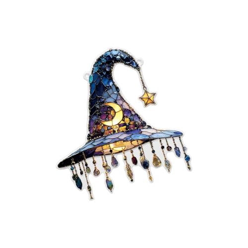 Halloween Hexenbesen Acryl Hängende Ornament für Tür Fenster Wand Indoor Outdoor Party Dekoration Multifunktionale Party Hängende Dekoration von Dasbsug