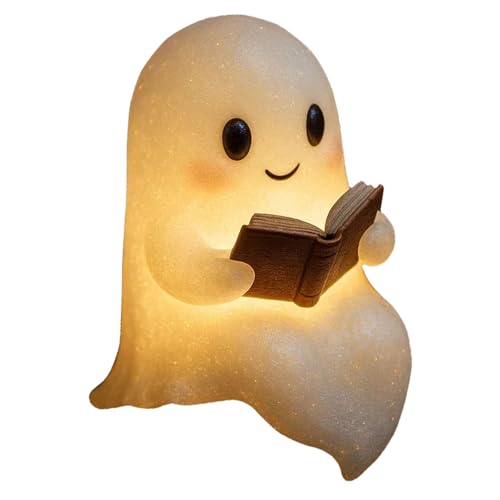 Handgefertigte Halloween-Geisterfigur, Buchliebhaber, Geschenk, Haltbarkeit, Kunstharz, Kunstdekoration für Arbeitszimmer, Schreibtisch, Kinderzimmer, Halloween, Geisterbuch-Dekoration Handgefertigte Halloween-Geisterfigur, Buchliebhaber, Geschenk, Haltbarkeit, Kunstharz, Kunstdekoration für Arbeitszimmer, Schreibtisch, Kinderzimmer, Halloween, Geisterbuch-Dekoration von Dasbsug