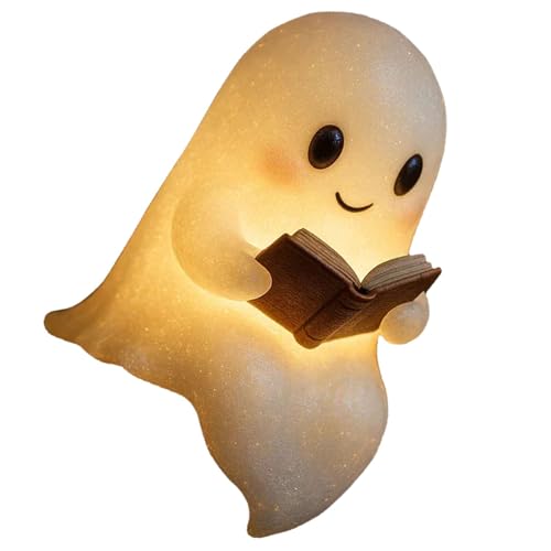 Handgefertigte Halloween-Geisterfigur, Buchliebhaber, Geschenk, Haltbarkeit, Kunstharz, Kunstdekoration für Arbeitszimmer, Schreibtisch, Kinderzimmer, Halloween, Geisterbuch-Dekoration Handgefertigte Halloween-Geisterfigur, Buchliebhaber, Geschenk, Haltbarkeit, Kunstharz, Kunstdekoration für Arbeitszimmer, Schreibtisch, Kinderzimmer, Halloween, Geisterbuch-Dekoration von Dasbsug