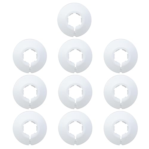 Heizrohr-Rosetten, lange Lebensdauer, Heizungsabdeckungen, Schutzabdeckungen, elegante Oberflächen für Haushaltsbodenrohre, 10 Stück von Dasbsug