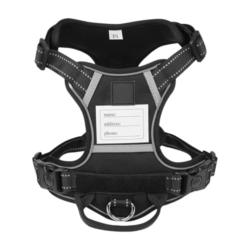 Hundegeschirr mit Namensschild, robust, mit weichem Griff, für große Hunde, strapazierfähiges Hundegeschirr Hundegeschirr mit Namensschild, robust, mit weichem Griff, für große Hunde, strapazierfähiges Hundegeschirr von Dasbsug