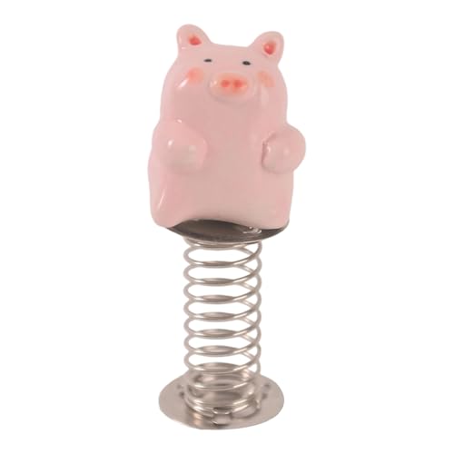 Interaktive Keramik-Tierfigur mit Metallfedersockel, Design für Zuhause, Büro, Schreibtisch, Auto, Armaturenbrett, Ornament, Keramik-Schreibtisch-Dekorationen Interaktive Keramik-Tierfigur mit Metallfedersockel, Design für Zuhause, Büro, Schreibtisch, Auto, Armaturenbrett, Ornament, Keramik-Schreibtisch-Dekorationen von Dasbsug