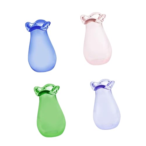 Katzen-Feeler, Glasbehälter, Miniatur-Pflanzengläser, Haustierfell-Organizer, dekoratives Wohnaccessoire, moderne Katzen-Ausstellungsvase, 4 Stück Katzen-Feeler, Glasbehälter, Miniatur-Pflanzengläser, Haustierfell-Organizer, dekoratives Wohnaccessoire, moderne Katzen-Ausstellungsvase, 4 Stück von Dasbsug