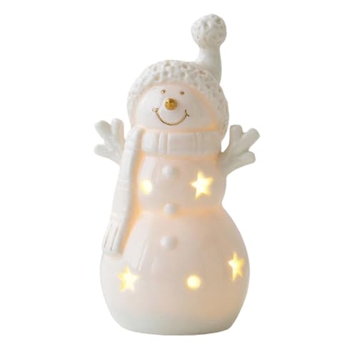 Keramik Schneemann Auto Weihnachtsbaum LED beleuchtet Ornament für Home Office Desktop Regal Urlaub Dekoration Festliche Tischdekoration Keramik Schneemann Auto Weihnachtsbaum LED beleuchtet Ornament für Home Office Desktop Regal Urlaub Dekoration Festliche Tischdekoration von Dasbsug