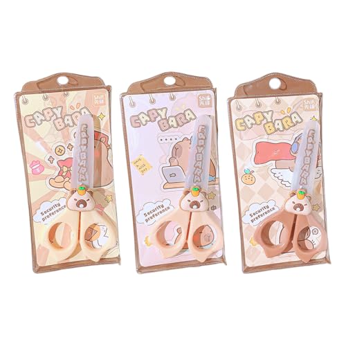 Kinderschere mit Schutzdeckel, ergonomischer Griff, klein mit Skala, für Kinder, Kunst, Handwerk, Scrapbooking, bequemer Griff Kinderschere mit Schutzdeckel, ergonomischer Griff, klein mit Skala, für Kinder, Kunst, Handwerk, Scrapbooking, bequemer Griff von Dasbsug