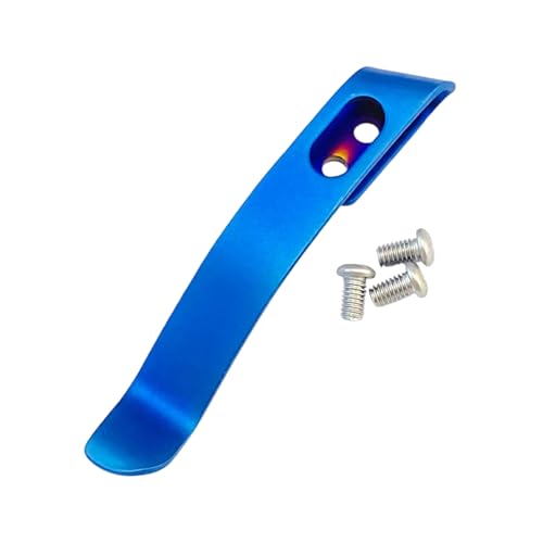 Klappschneiderhalter Stahl Rücken Clip Taschenhalter Zubehör Werkzeug Edelstahl Klemme Klappschneider Tasche von Dasbsug