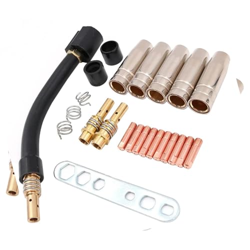 Komplett 24-teiliges Set mit Spitzen- und Haltefedern für effizientes Schweißen mit 15AK Brenner, verbesserte Arbeitseffizienz, Haltefedern für Taschenlampe von Dasbsug